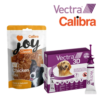 - VERANO - CEVA - VECTRA 3D REGALO SNACKS CALIBRA ANTIPARASITARIOS (31 AGOSTO 2026)