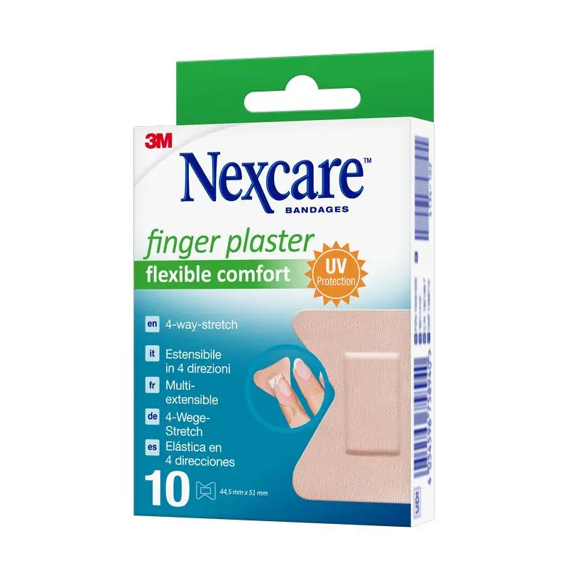 Nexcare Flexible Comfort Protective Adhesive Finger Adhesive Strip , 10 pièces