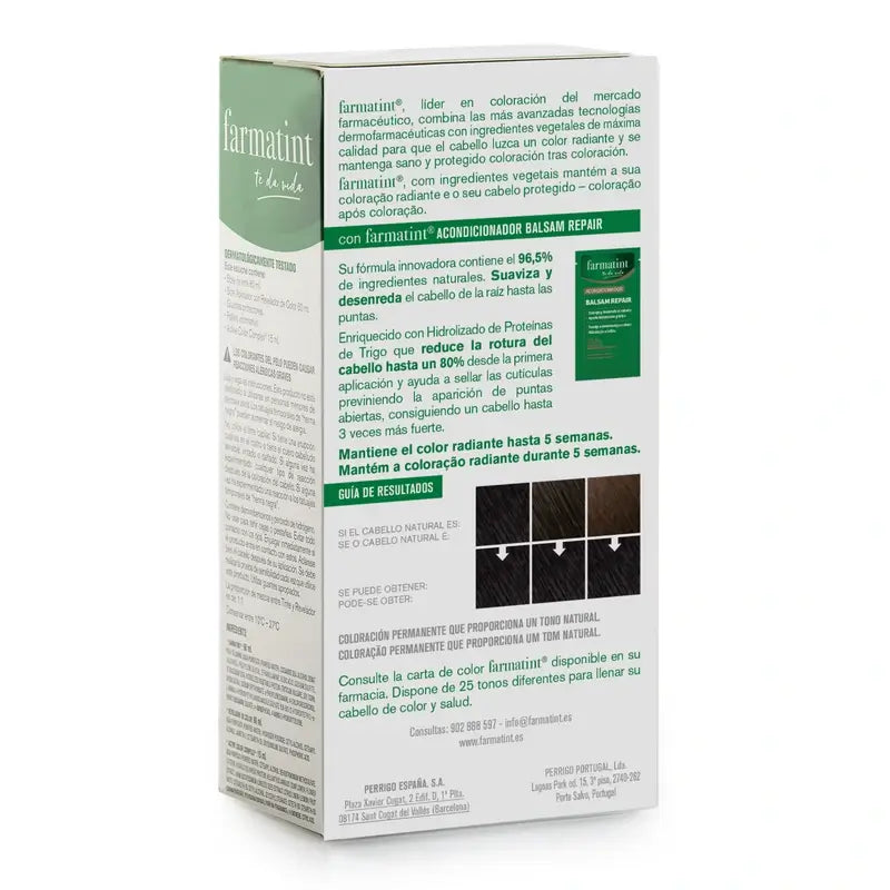 Farmatint 3N Dark Brown Gel de coloration permanente