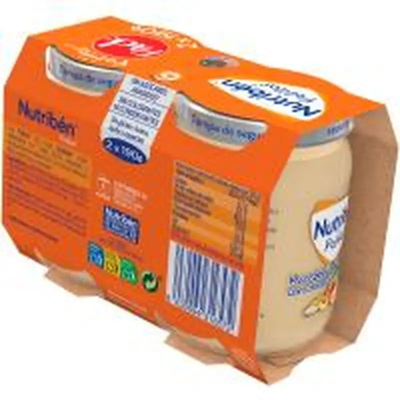 Nutriben Pack Pot Macédoine Céréales Fruits 5 X 2 X 190 Gr