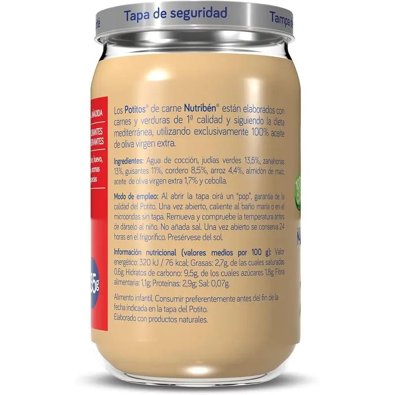 Nutriben Potito Agneau 6x235g