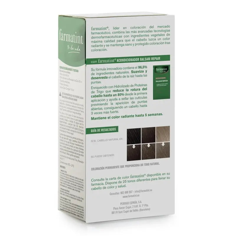 Farmatint 6C Gel de coloration permanente blond cendré foncé