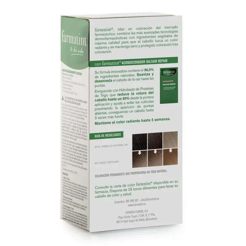 Farmatint 6D Gel de coloration permanente blond foncé et doré