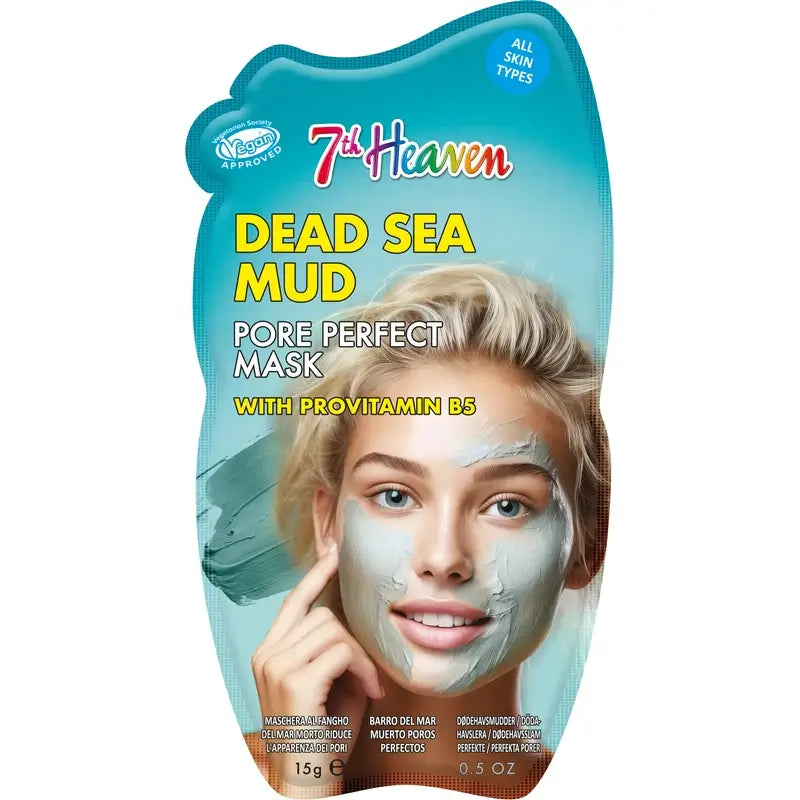7 Heaven Masque de boue de la mer morte avec provitamine B5 Pores parfaits, 15 ml
