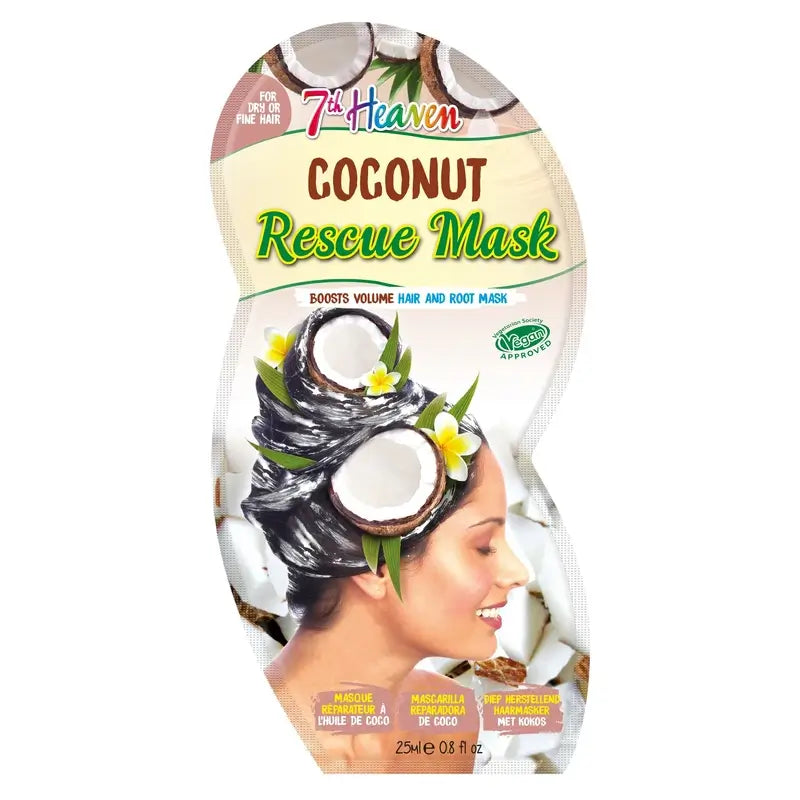 7 Heaven Masque capillaire à la noix de coco, 25 ml