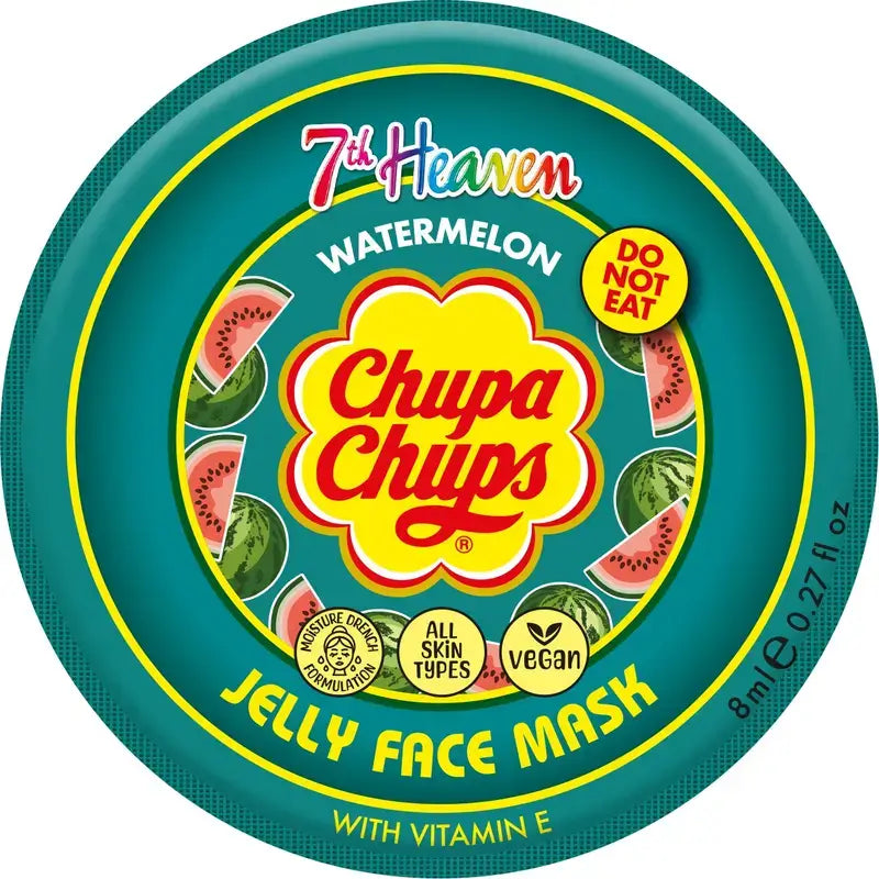 7 Heaven Jelly Chupa Chups Masque de gelée à la pastèque
