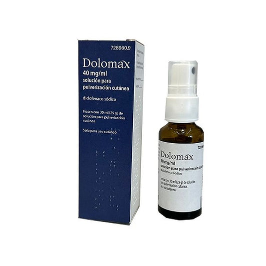 Dolomax 40 Mg/Ml Solution pour la peau Spray, 1 flacon 30 ml