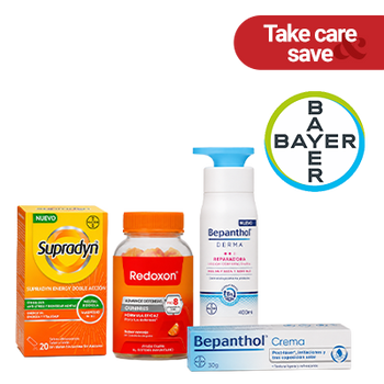 REBAJAS - BAYER 3X2 VARIAS MARCAS (12 JULIO 2026)