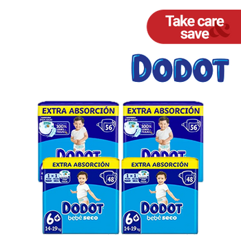 REBAJAS - DODOT BEBÉ SECO 25% DTO. (16 AGOSTO 2026)