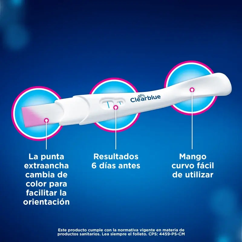 Clearblue Early Pregnancy Test Pack Test de grossesse analogique, 3 tests