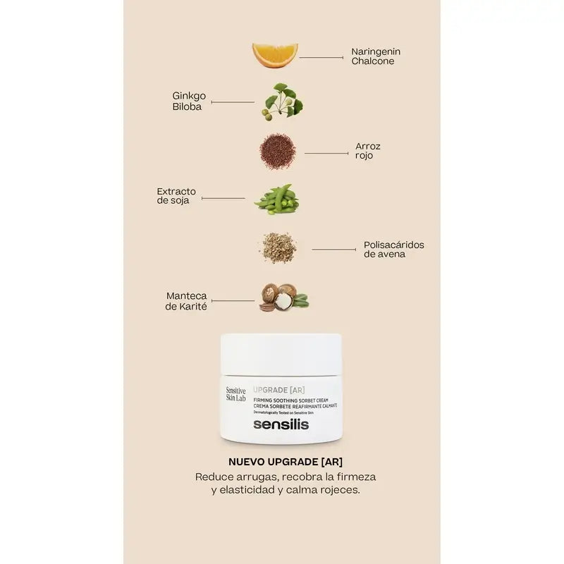 Sensilis Upgrade Ar Crème sorbet raffermissante et apaisante 50 ml