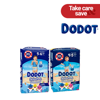 REBAJAS - DODOT SPLASHERS 50% DTO (4 JULIO 2026)