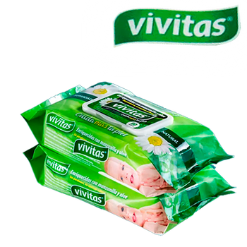 LINGETTES VIVITAS 50% DE RÉDUCTION ( FIN DE STOCK )