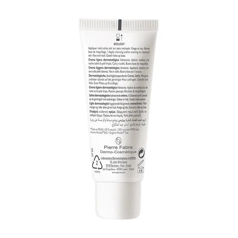 A-Derma Biology Light Dermatological Moisturiser 40 ml