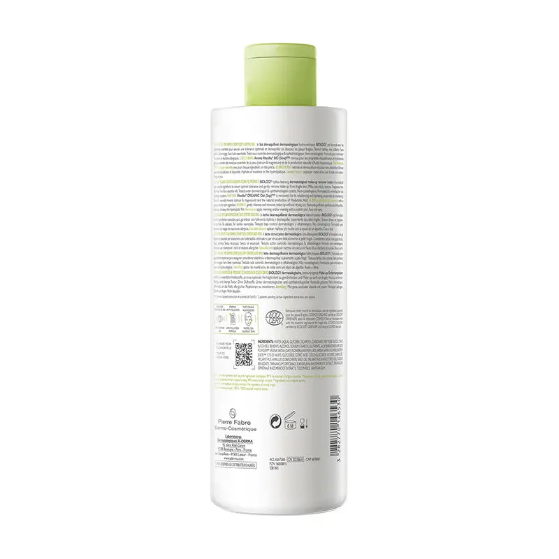 A-Derma Biologie Lait démaquillant dermatologique 400 ml