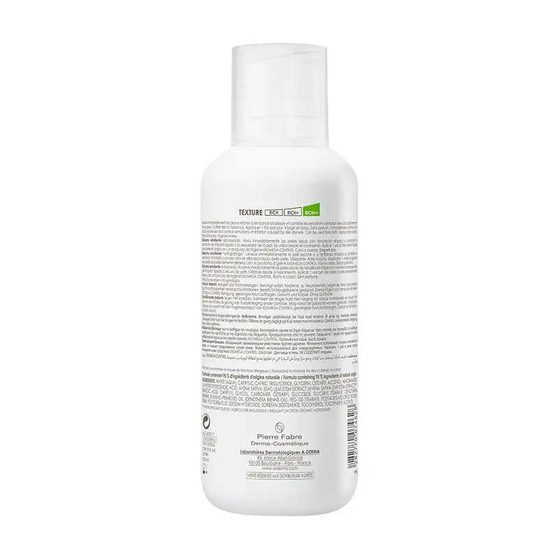 A-Derma Exomega Control Baume émollient 400 ml