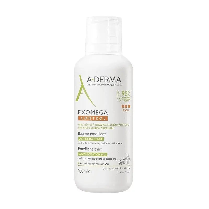 A-Derma Exomega Control Emollient Balm 400 ml