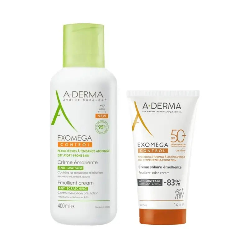 A-Derma Exomega Crème Exomega 400Ml + Exomega Spf50+