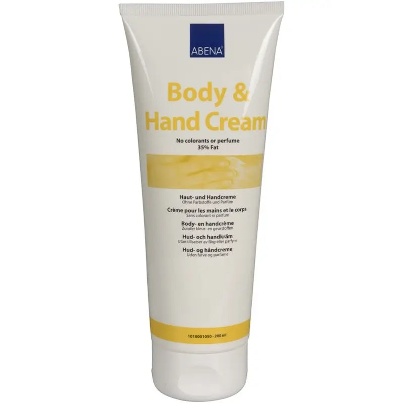 Abena Crème pour le corps et les mains, 35 % de lipides, 200 ml