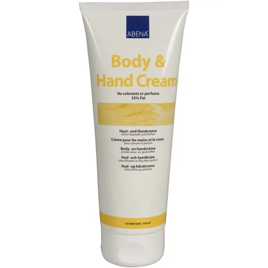 Abena Crème pour le corps et les mains, 35 % de lipides, 200 ml
