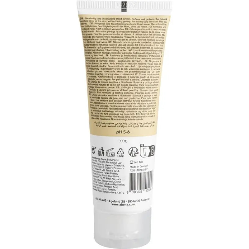 Abena Crème pour les mains 21 % de lipides, parfumée, 75 ml