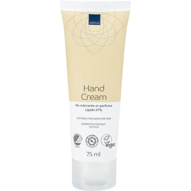 Abena Crème pour les mains 21 % de lipides, sans parfum, 75 ml