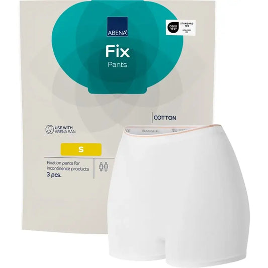 Abena Fix - Culotte de fixation en coton, taille S, 10 unités