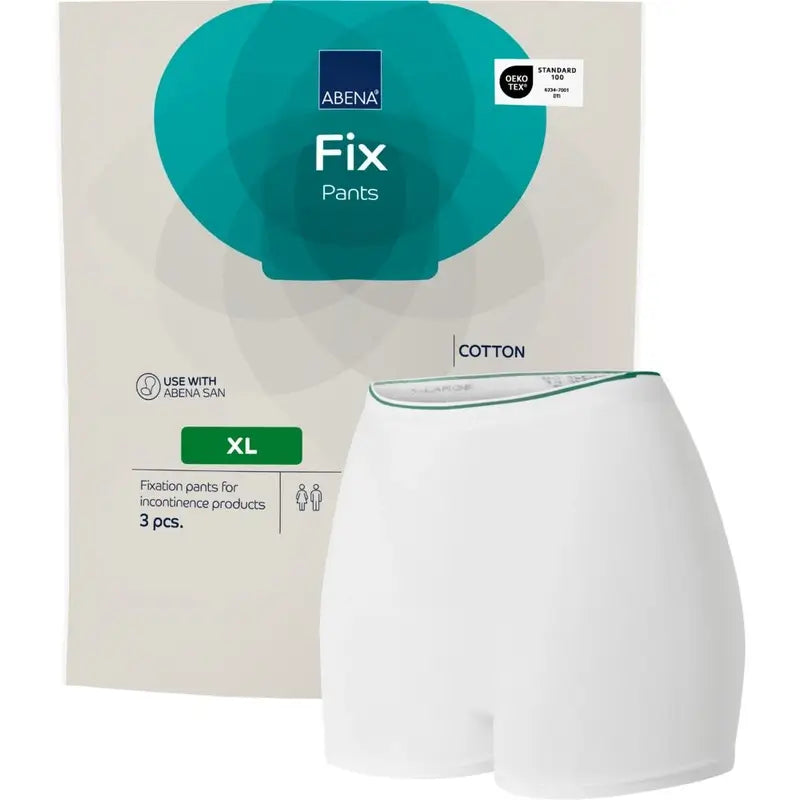 Abena Fix - Culotte de fixation en coton, taille XL, 10 unités