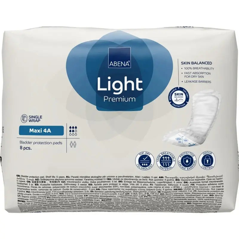 Abena Light Maxi 4A, 8 unités