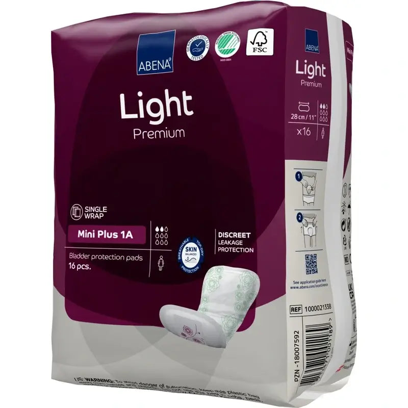 Abena Light Mini Plus 1A, 16 unités