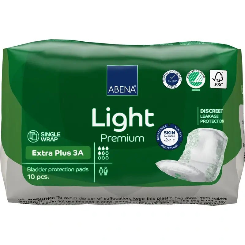 Abena Light Premium Extra Plus 3A, 10 unités