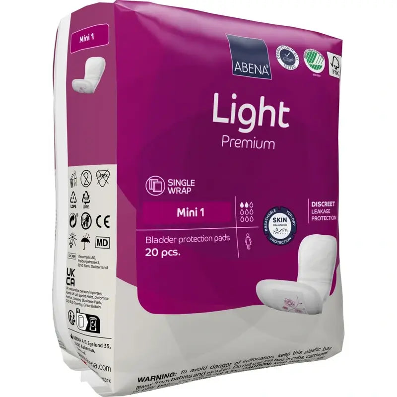Abena Light Premium Mini 1, 20 unités