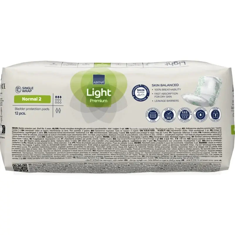 Abena Light Premium Normal 2, 12 unités