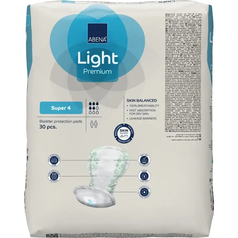 Abena Light Premium Super 4, 30 unités
