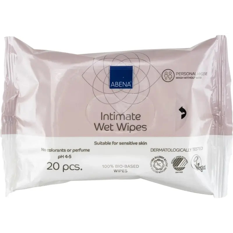 Lingettes intimes Abena, 20 unités
