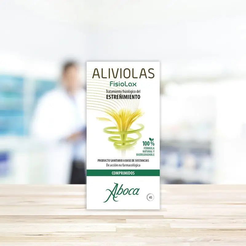 Aboca Aliviolas Fisiolax Constipation, 45 Comprimés