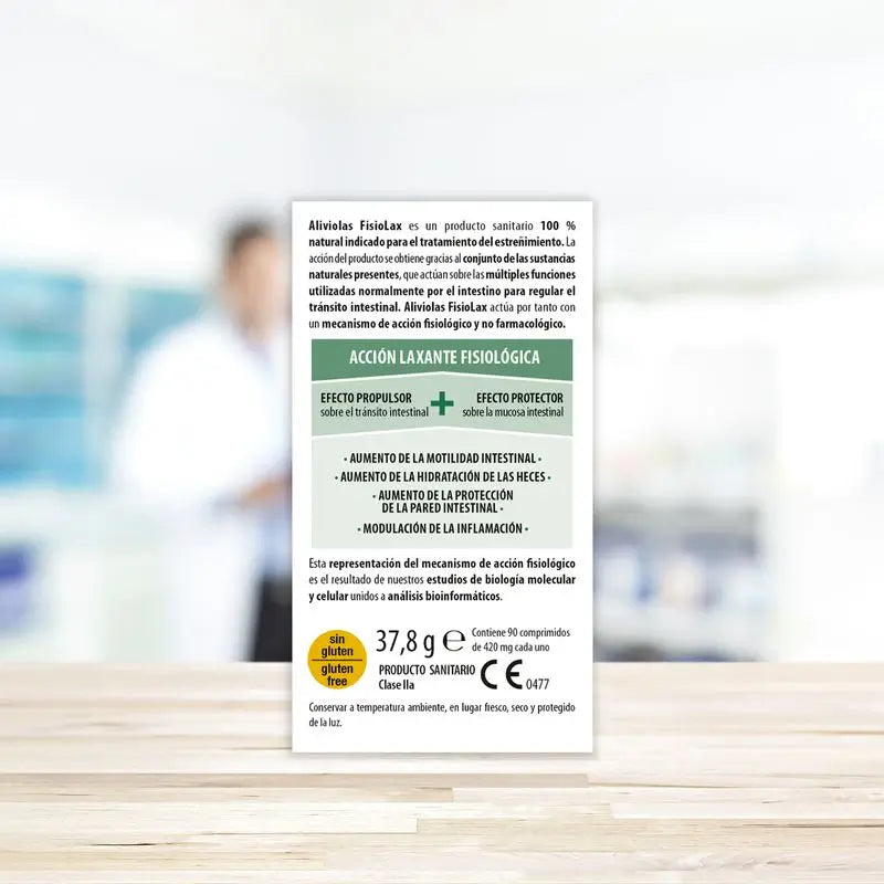 Aboca Aliviolas Fisiolax Constipation, 90 comprimés