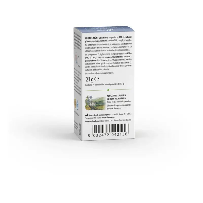 Aboca Golamir, produit de santé de classe Lla, 14 comprimés