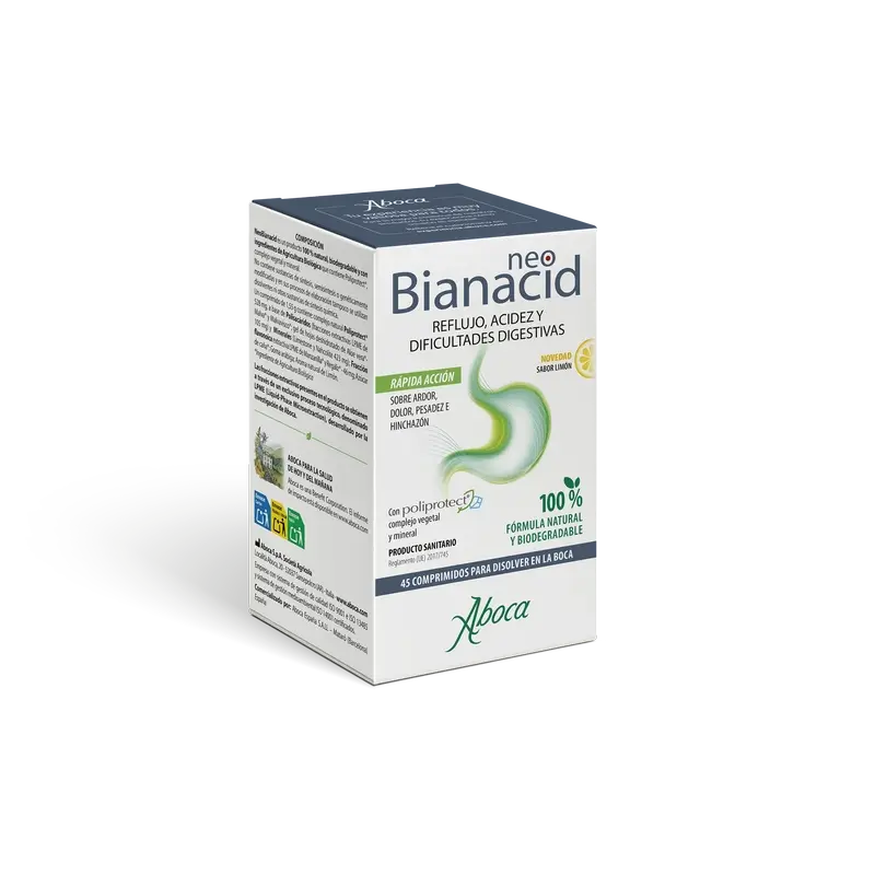 Aboca Neobianacid Lemon, 45 Comprimés