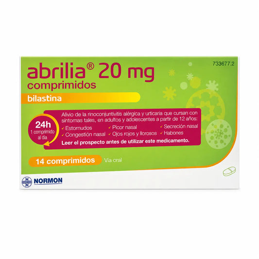 Bilastine Abrilia Normon 20 mg, 14 Comprimés