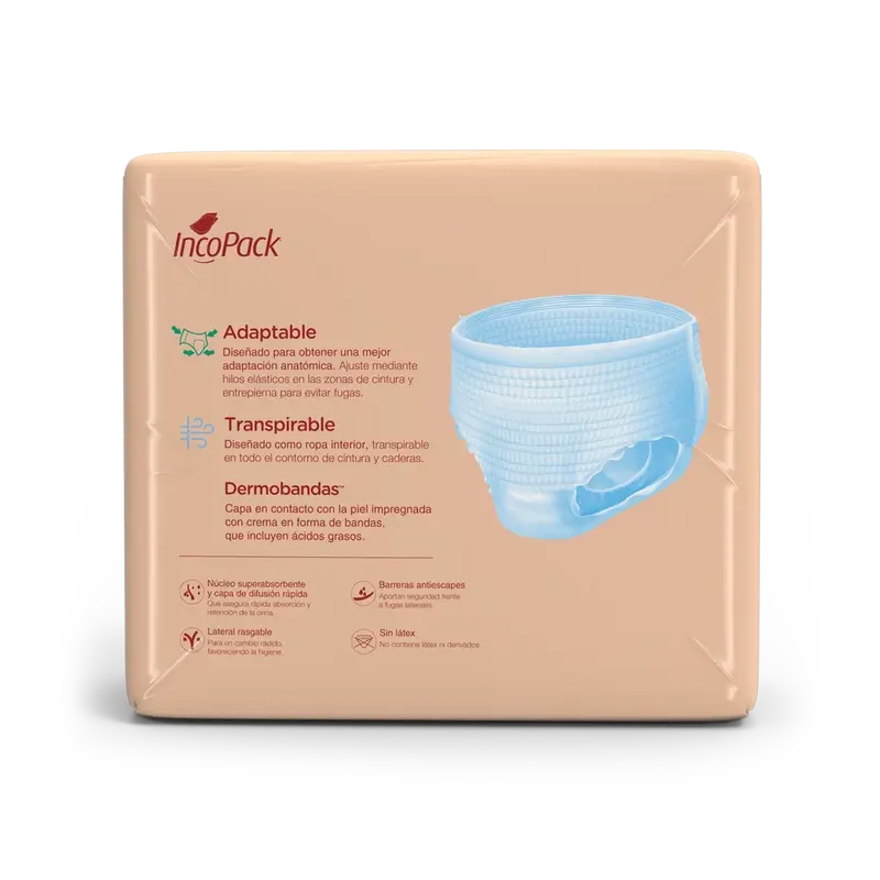 Incopack Pantalon absorbant Jour Taille moyenne, 80 unités