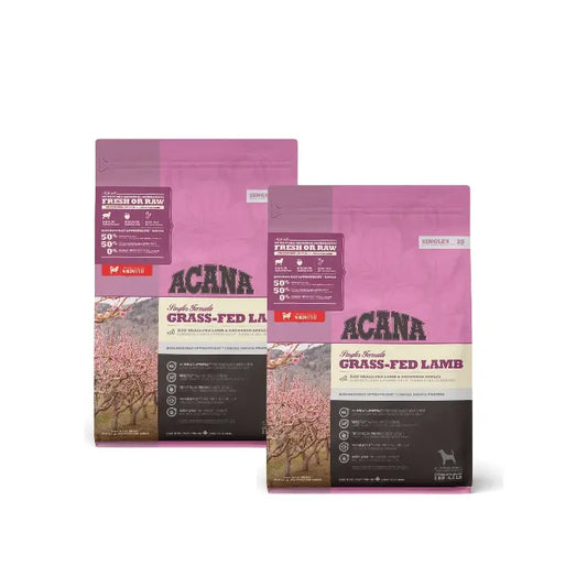 Acana Adult Singles Grass-Fed 2 kg, croquettes pour chiens, lot de 2