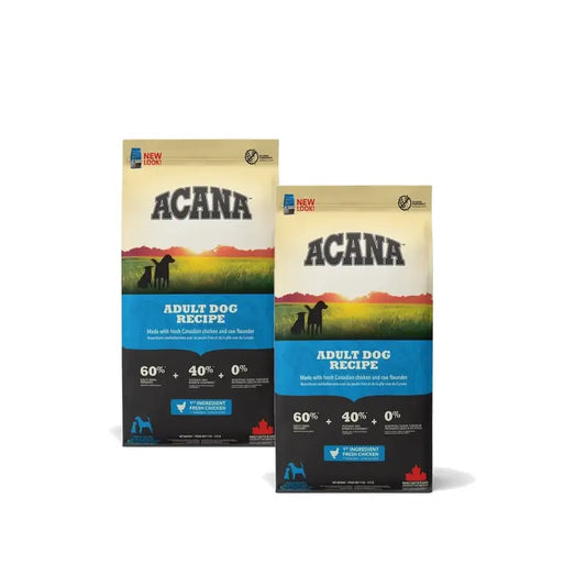 Acana Canine Adult 17Kg nourriture pour chien 2-pack