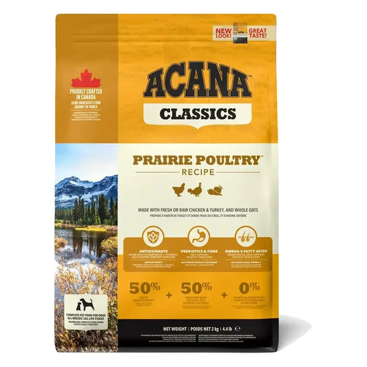 Acana Canine Adult Classics Prairie Poultry 2Kg nourriture pour chien
