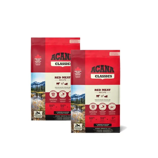 Acana Canine Adult Classics Red 9,7Kg nourriture pour chiens 2-pack