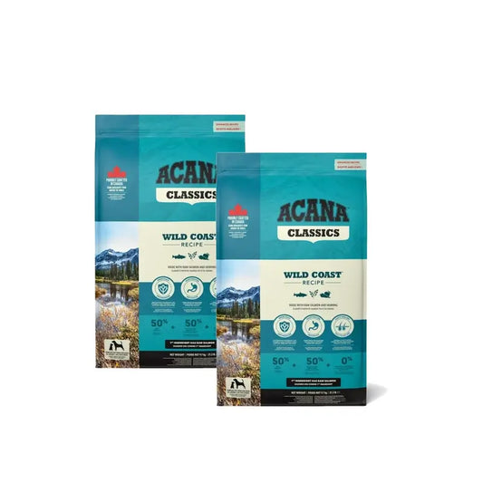 Acana Canine Adult Classics Wild Coast 14,5 Kg Croquettes pour chien, pack 2
