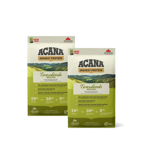 Acana Canine Adult Regionals Grasslands Prairie 11,4 Kg Croquettes pour chien, pack 2
