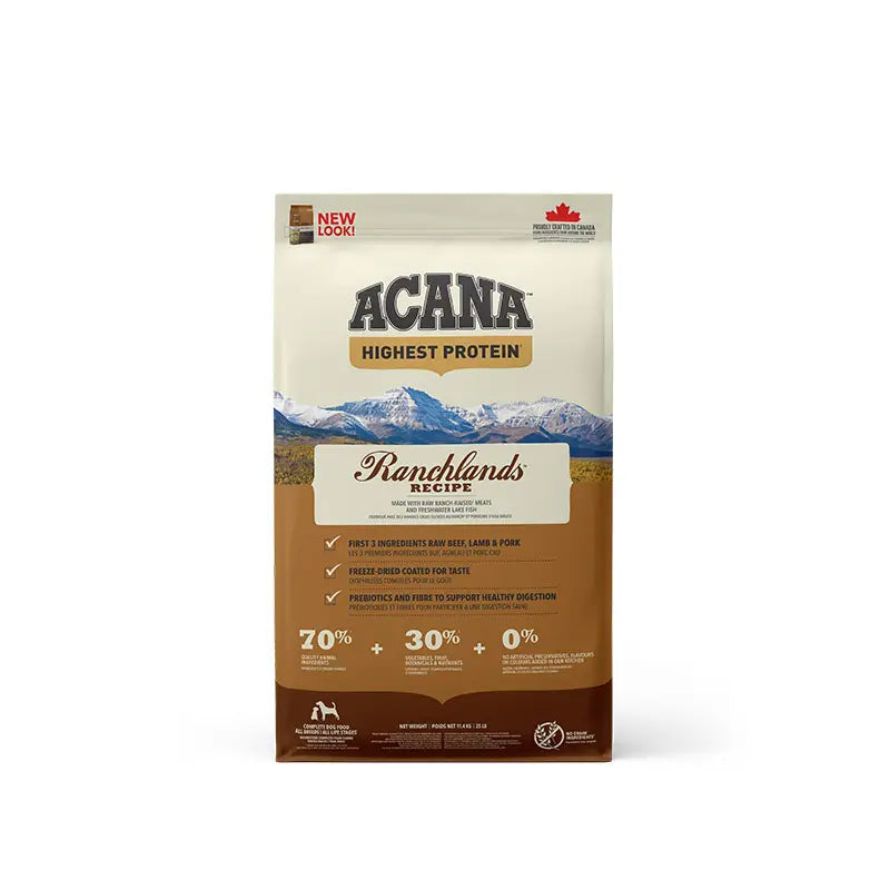 Acana Canine Adult Regionals Ranchlands Prairie 11,4Kg dog food