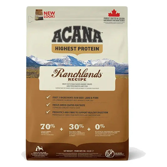 Acana Canine Adult Regionals Ranchlands Prairie 2kg nourriture pour chiens
