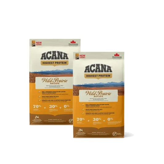 Acana Canine Adult Regionals Wild Prairie 11,4 Kg Croquettes pour chien , pack 2